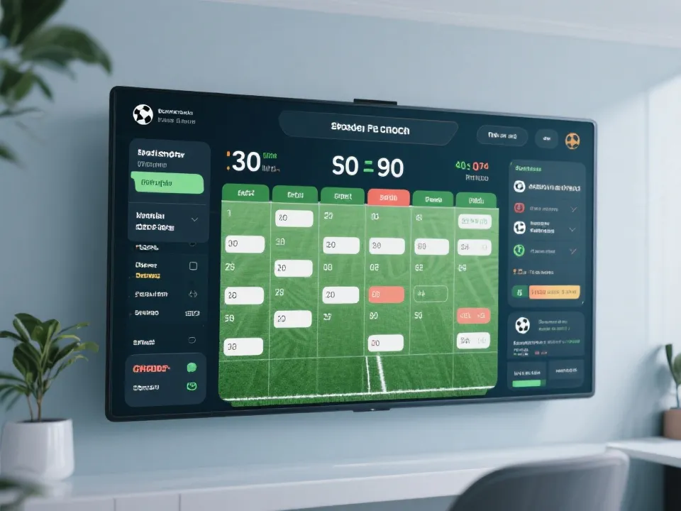 赛程与比分数据示意图