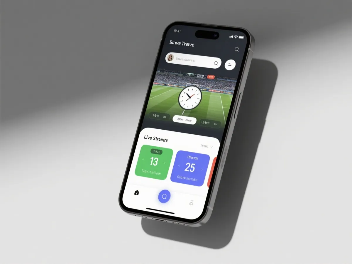 APP 直播界面示意图